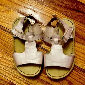 Carters gladiator sandals. Metallic. As is.